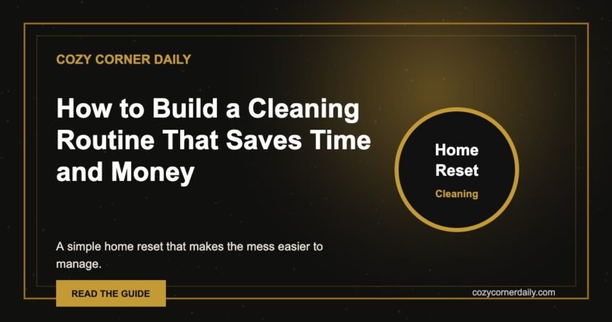How to Build a Cleaning Routine That Saves Time and Money