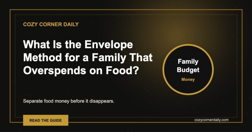 What Is the Envelope Method for a Family That Overspends on Food?