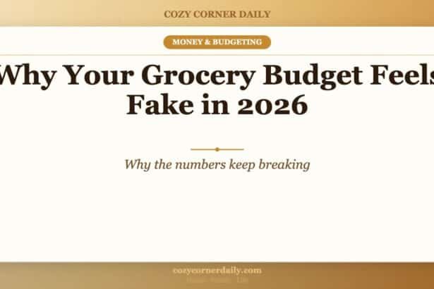 Why Your Grocery Budget Feels Fake in 2026