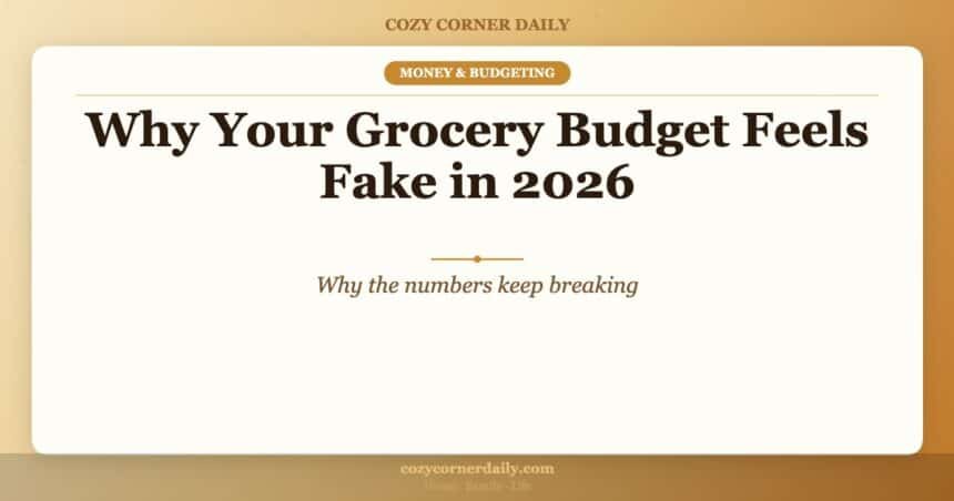 Why Your Grocery Budget Feels Fake in 2026