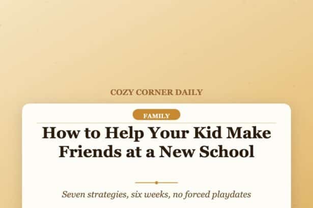 How to Help Your Kid Make Friends at a New School