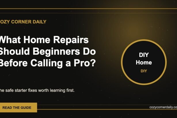 What Home Repairs Should Beginners Do Before Calling a Pro?
