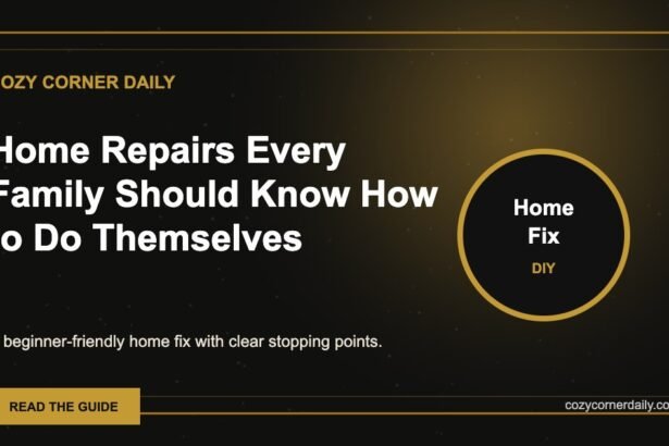 Home Repairs Every Family Should Know How to Do Themselves
