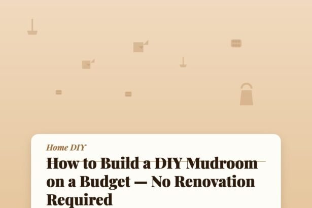 How to Build a DIY Mudroom on a Budget — No Renovation Required