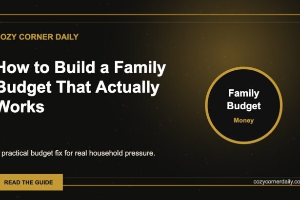 How to Build a Family Budget That Actually Works