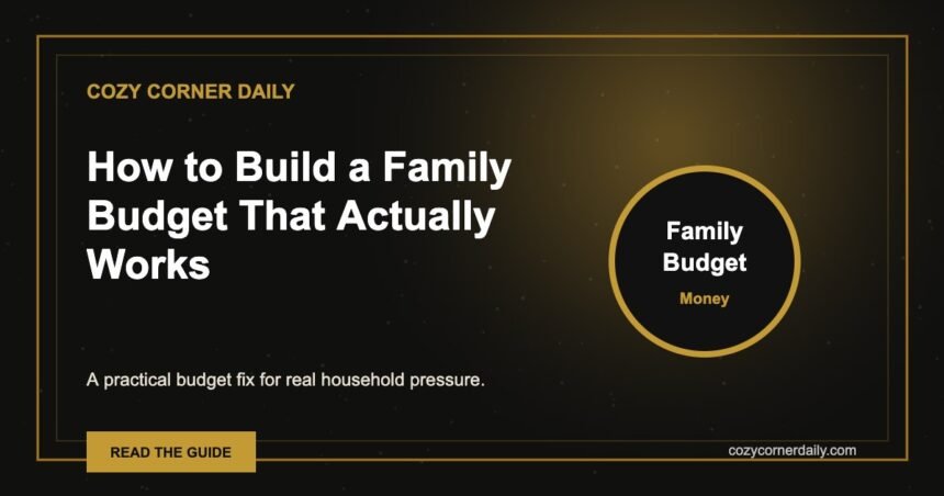 How to Build a Family Budget That Actually Works