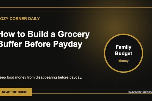 How to Build a Grocery Buffer Before Payday