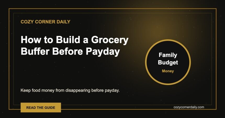How to Build a Grocery Buffer Before Payday