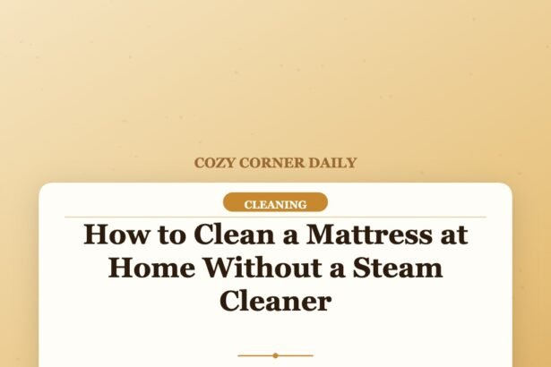 How to Clean a Mattress at Home Without a Steam Cleaner