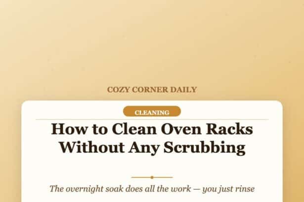 How to Clean Oven Racks Without Any Scrubbing
