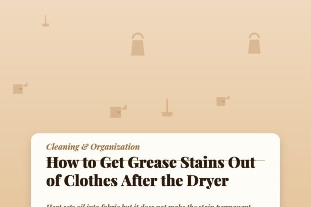 How to Get Grease Stains Out of Clothes After the Dryer