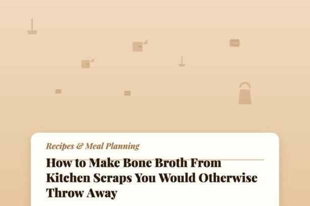 How to Make Bone Broth From Kitchen Scraps You Would Otherwise Throw Away