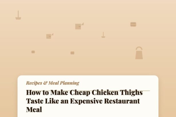 How to Make Cheap Chicken Thighs Taste Like an Expensive Restaurant Meal