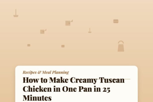 How to Make Creamy Tuscan Chicken in One Pan in 25 Minutes