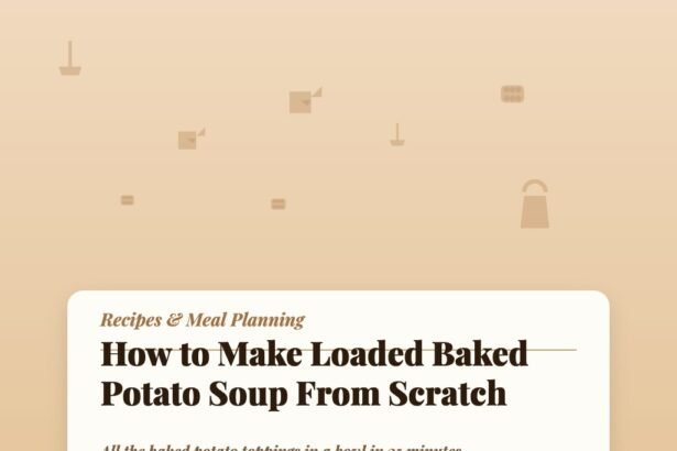 How to Make Loaded Baked Potato Soup From Scratch