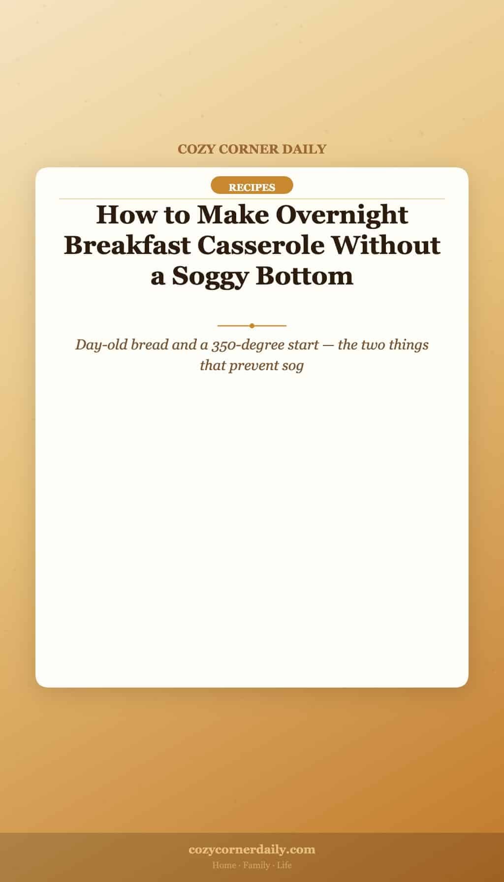 how-to-make-overnight-breakfast-casserole