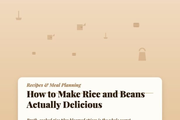 How to Make Rice and Beans Actually Delicious