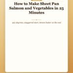 How to Make Sheet Pan Salmon and Vegetables in 25 Minutes
