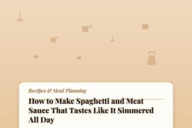 How to Make Spaghetti and Meat Sauce That Tastes Like It Simmered All Day