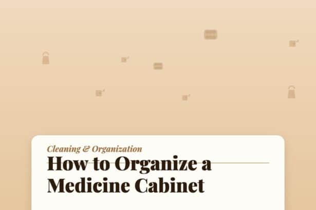 How to Organize a Medicine Cabinet (And What Should Not Be in There)
