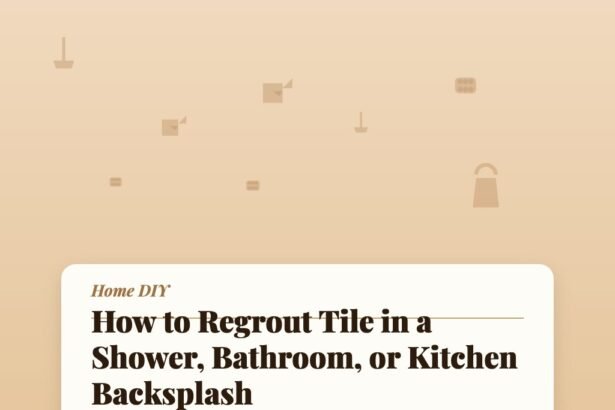 How to Regrout Tile in a Shower, Bathroom, or Kitchen Backsplash