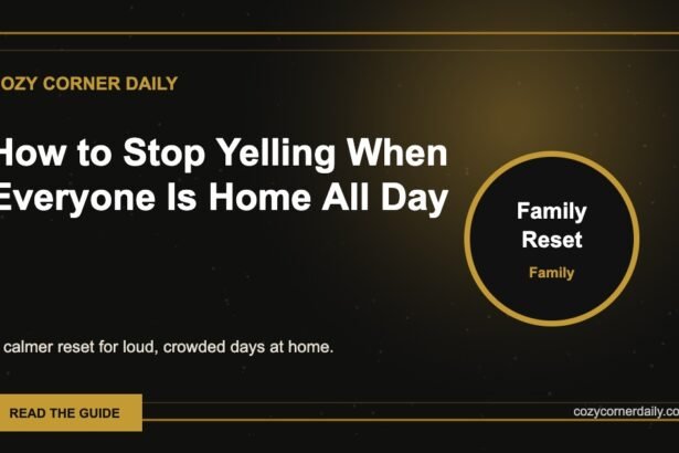 How to Stop Yelling When Everyone Is Home All Day