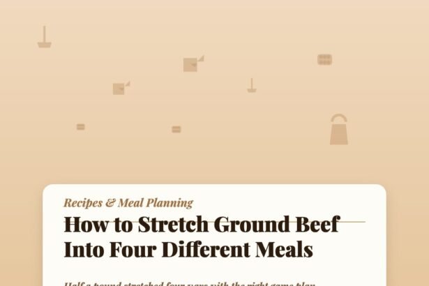 How to Stretch Ground Beef Into Four Different Meals