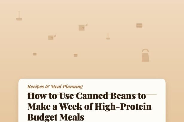 How to Use Canned Beans to Make a Week of High-Protein Budget Meals