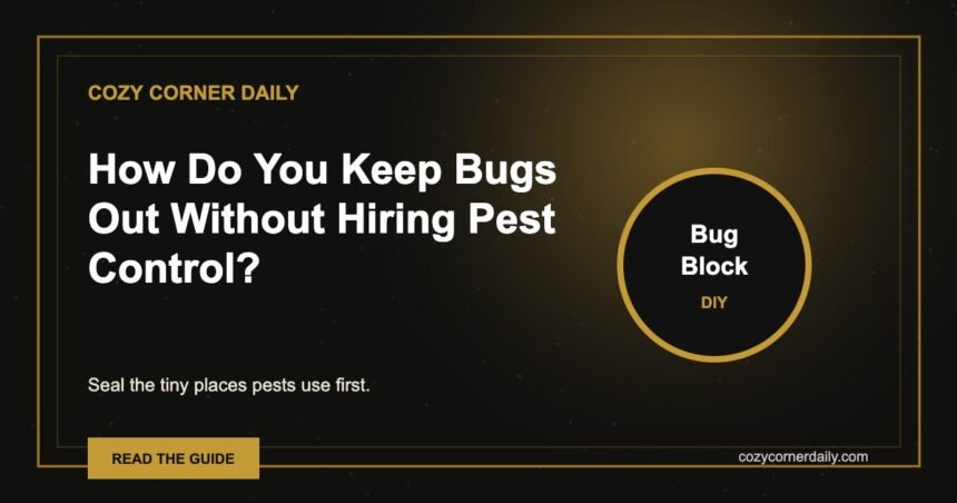 How Do You Keep Bugs Out Without Hiring Pest Control?