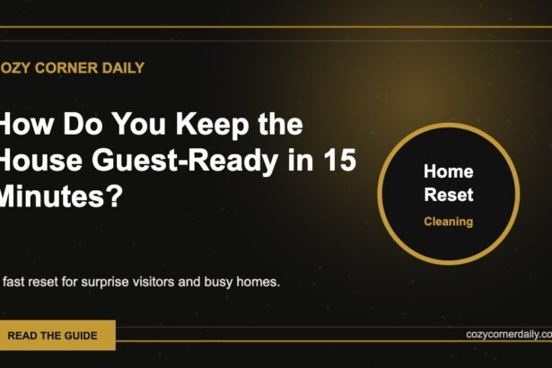 How Do You Keep the House Guest-Ready in 15 Minutes?