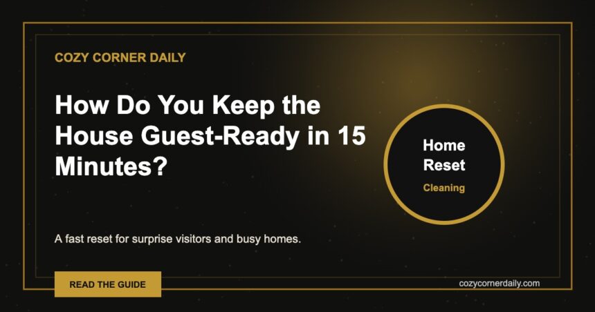 How Do You Keep the House Guest-Ready in 15 Minutes?