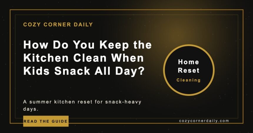 How Do You Keep the Kitchen Clean When Kids Snack All Day?