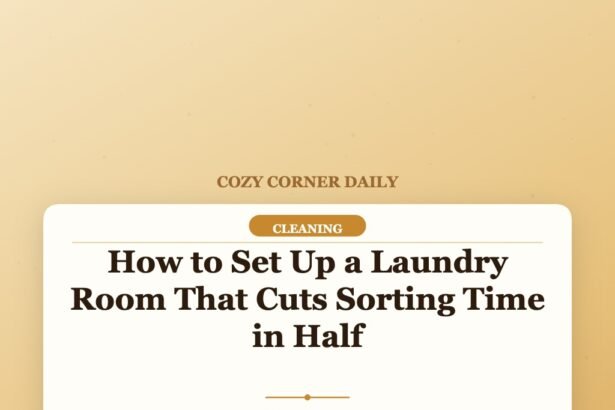 How to Set Up a Laundry Room That Cuts Sorting Time in Half
