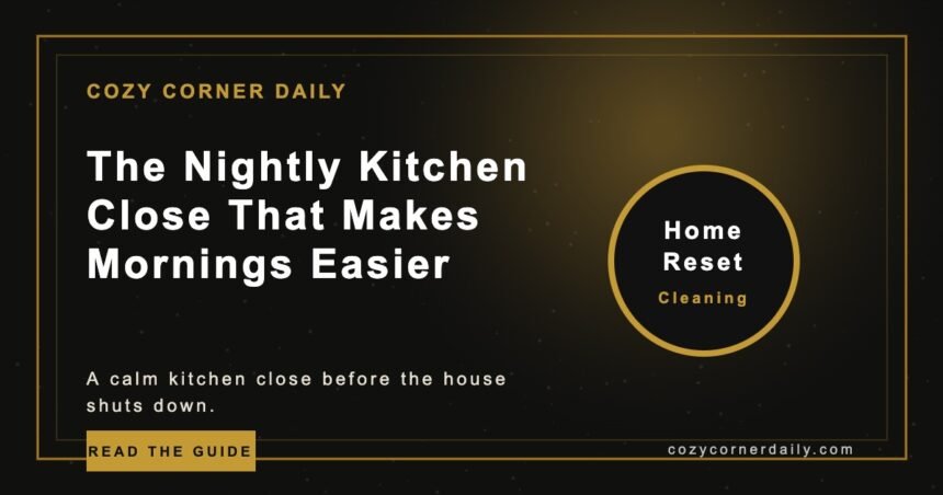 The Nightly Kitchen Close That Makes Mornings Easier