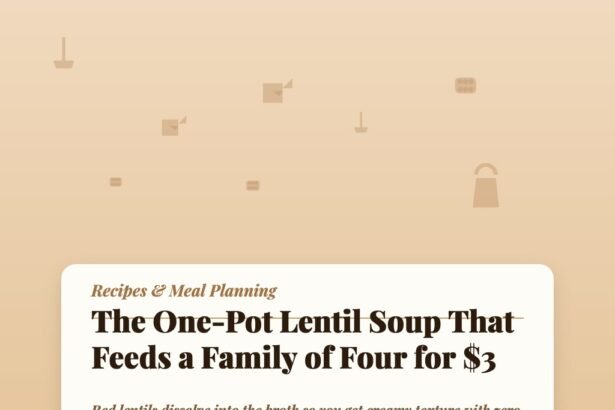 The One-Pot Lentil Soup That Feeds a Family of Four for 