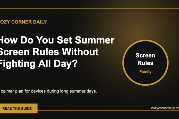 How Do You Set Summer Screen Rules Without Fighting All Day?