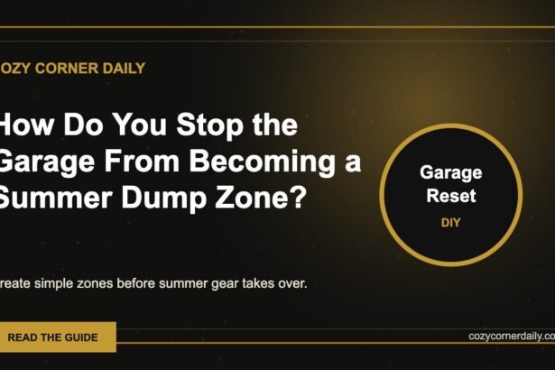 How Do You Stop the Garage From Becoming a Summer Dump Zone?