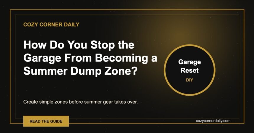 How Do You Stop the Garage From Becoming a Summer Dump Zone?