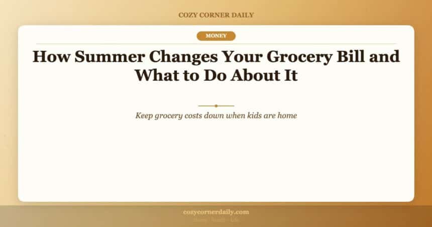 How Summer Changes Your Grocery Bill and What to Do About It