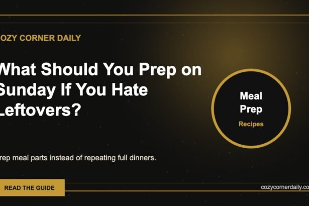 What Should You Prep on Sunday If You Hate Leftovers?
