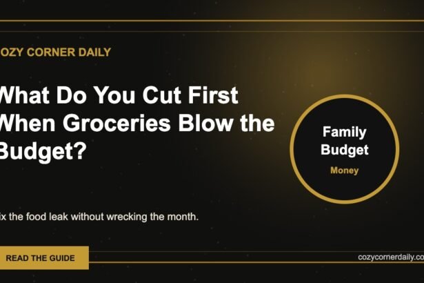 What Do You Cut First When Groceries Blow the Budget?