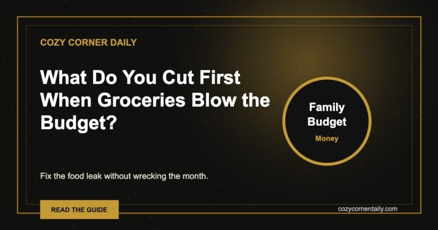 What Do You Cut First When Groceries Blow the Budget?