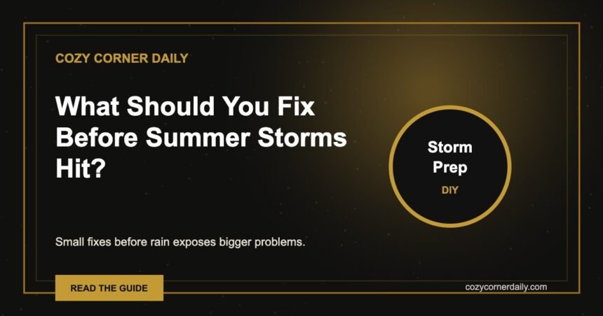 What Should You Fix Before Summer Storms Hit?