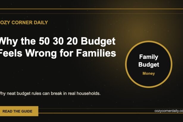 Why the 50 30 20 Budget Feels Wrong for Families
