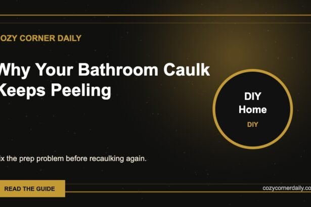 Why Your Bathroom Caulk Keeps Peeling