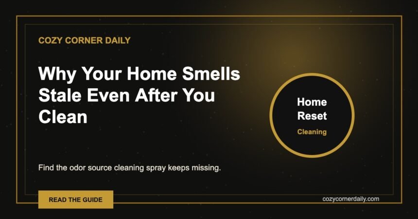 Why Your Home Smells Stale Even After You Clean