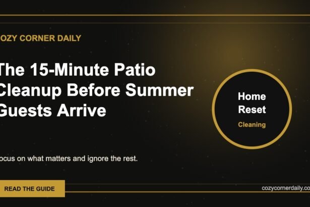 The 15-Minute Patio Cleanup Before Summer Guests Arrive
