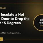 How to Insulate a Hot Garage Door to Drop the Heat by 15 Degrees
