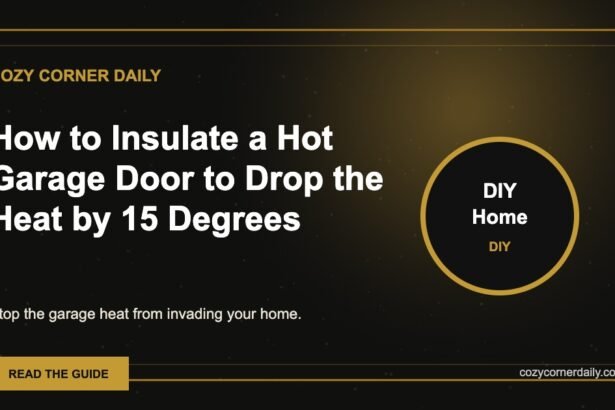 How to Insulate a Hot Garage Door to Drop the Heat by 15 Degrees
