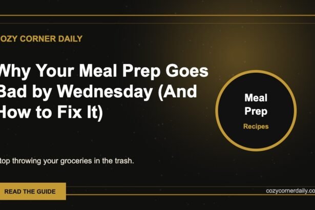 Why Your Meal Prep Goes Bad by Wednesday (And How to Fix It)